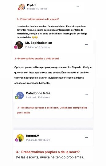 PRESERVATIVOS, etc !!!!